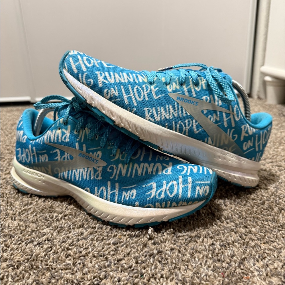 Brooks brave launch 7 Women's Blue Running Shoes - Picture 2 of 9